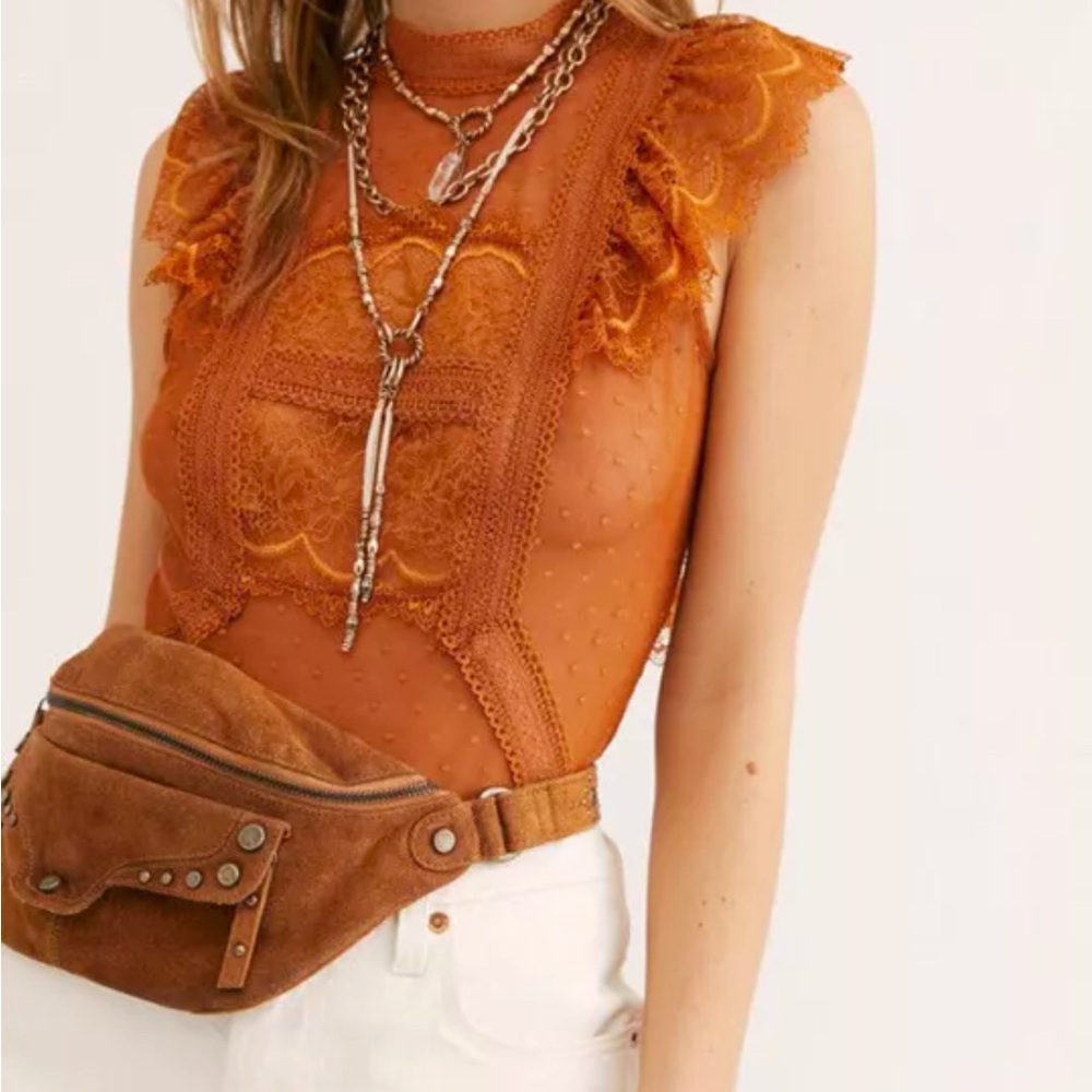 Free people lace bodysuit, new without tags